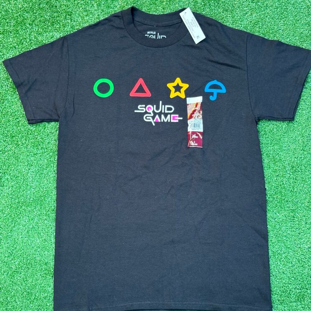 NETFLIX SQUID GAME T Shirt Black New With Tag
